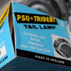 A photo of a box for an original Peel Cars tail lamp.